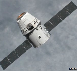 The Dragon capsule currently flies to the space station in an unmanned configuration